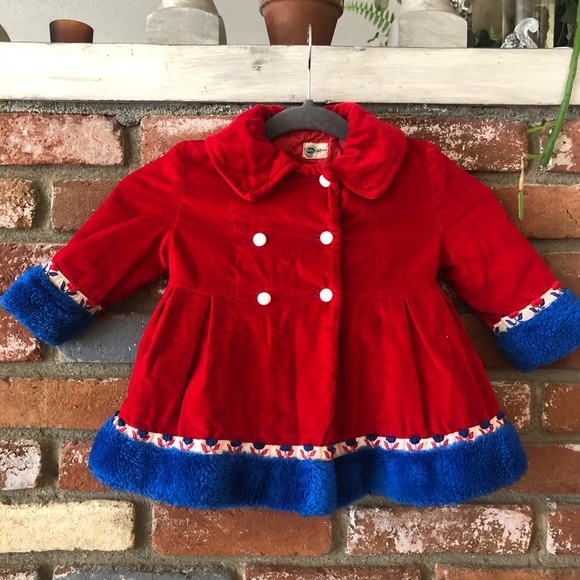 Vintage Daisy of California Girls Dress Coat - Picture 2 of 10